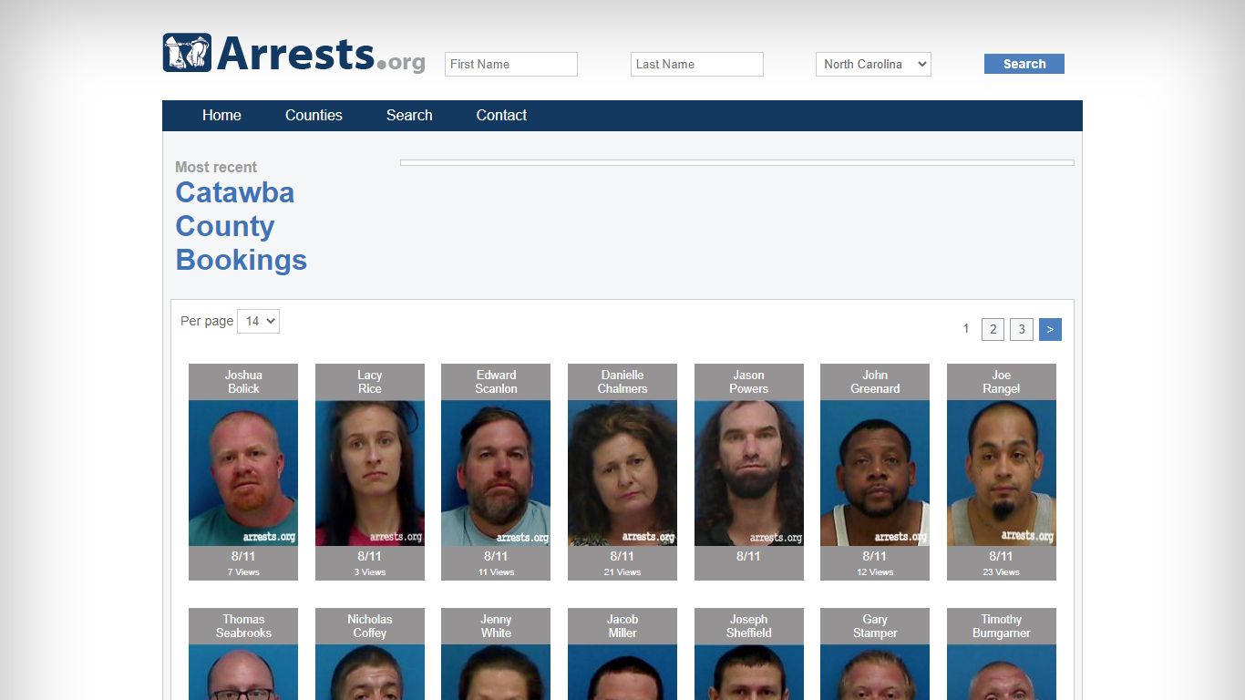 Catawba County Arrests and Inmate Search
